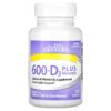 21st Century 600+D3 Plus Minerals 120 Tablets 740985274989