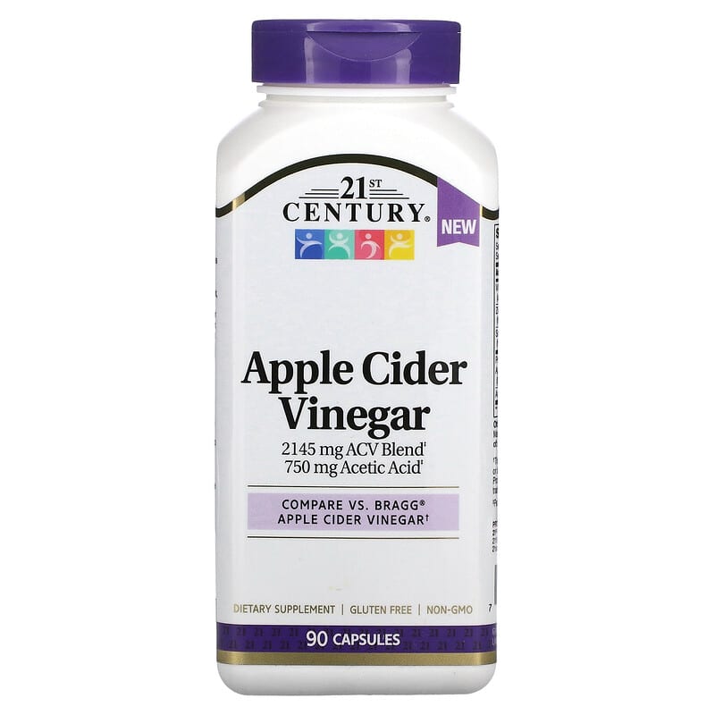 21st Century Apple Cider Vinegar 90 Capsules 740985280157
