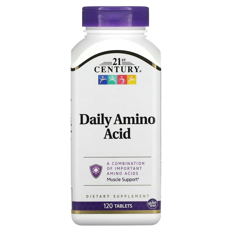 21st Century Daily Amino Acid 120 Tablets 740985225578