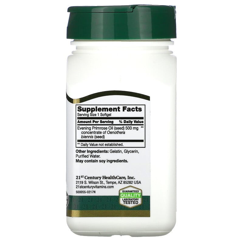 21st Century, Evening Primrose Oil, Women's Health Support, 60 Softgels 740985218280