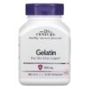 21st Century Gelatin 600 mg 100 Capsules 740985226636