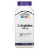 21st Century L-Arginine 1,000 mg 100 Tablets 740985270868
