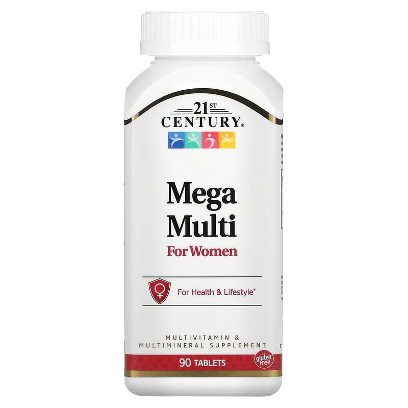 21st Century Mega Multi for Women 90 Tablets 740985226599