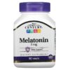 21st Century Melatonin 3 mg 90 Tablets 740985212400