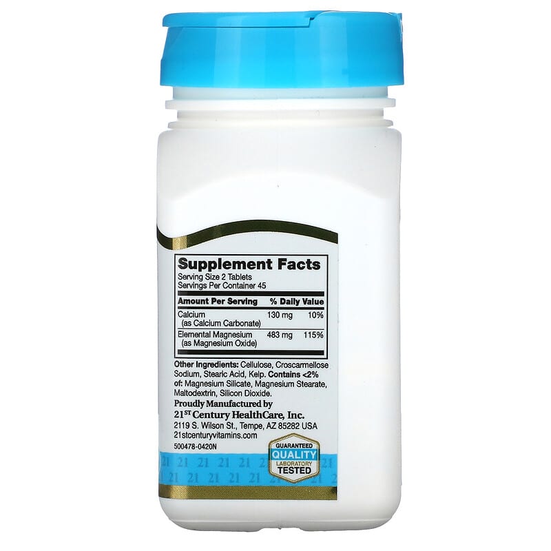 21st Century, MgO-400, 90 Tablets 740985270721