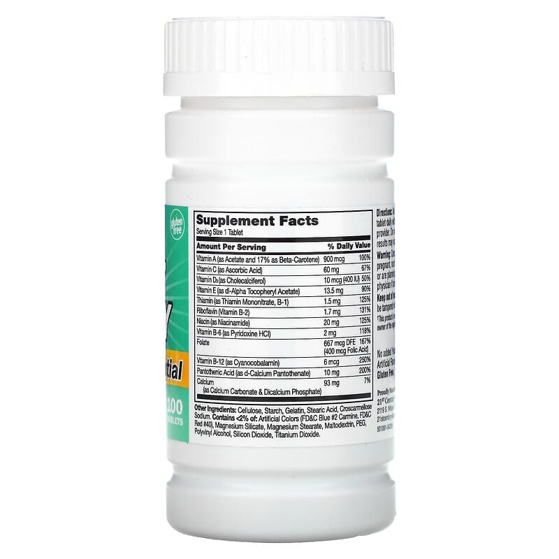 21st Century, One Daily, Essential, 100 Tablets 740985273036
