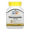 21st Century Prolonged Release Niacinamide 500 mg 110 Tablets 740985225509