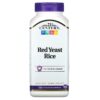 21st Century Red Yeast Rice 150 Vegetarian Capsules 740985229088