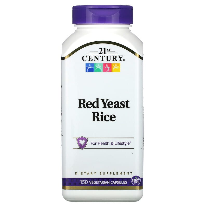 21st Century Red Yeast Rice 150 Vegetarian Capsules 740985229088