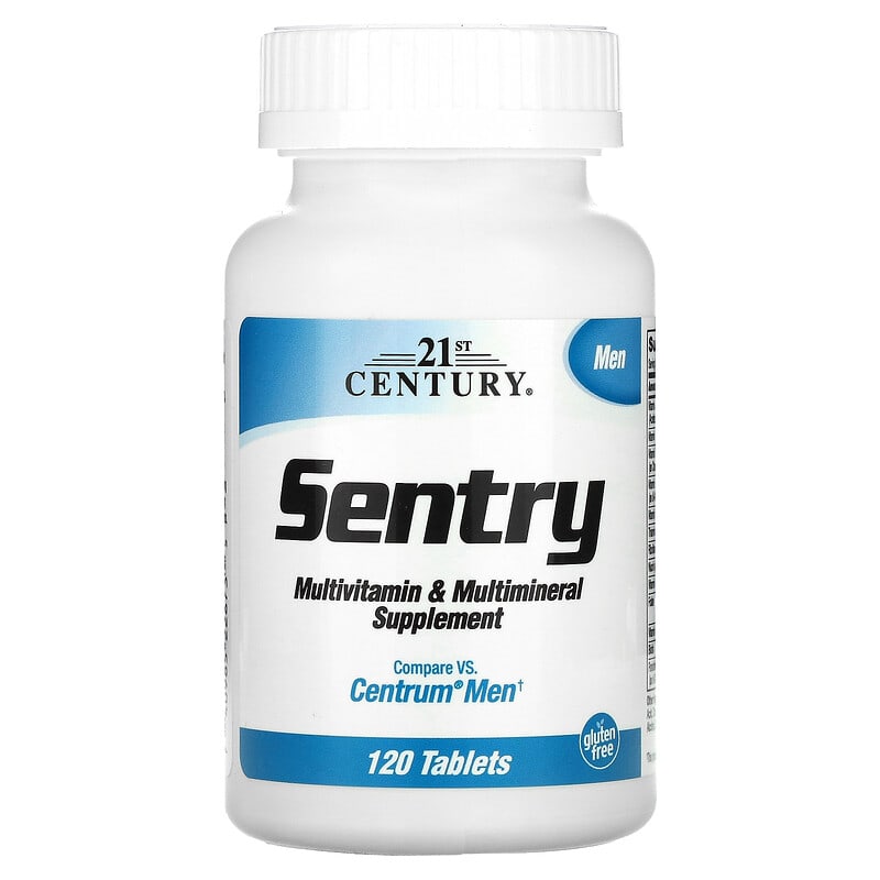 21st Century Sentry Men Multivitamin & Multimineral Supplement 120 Tablets 740985226735