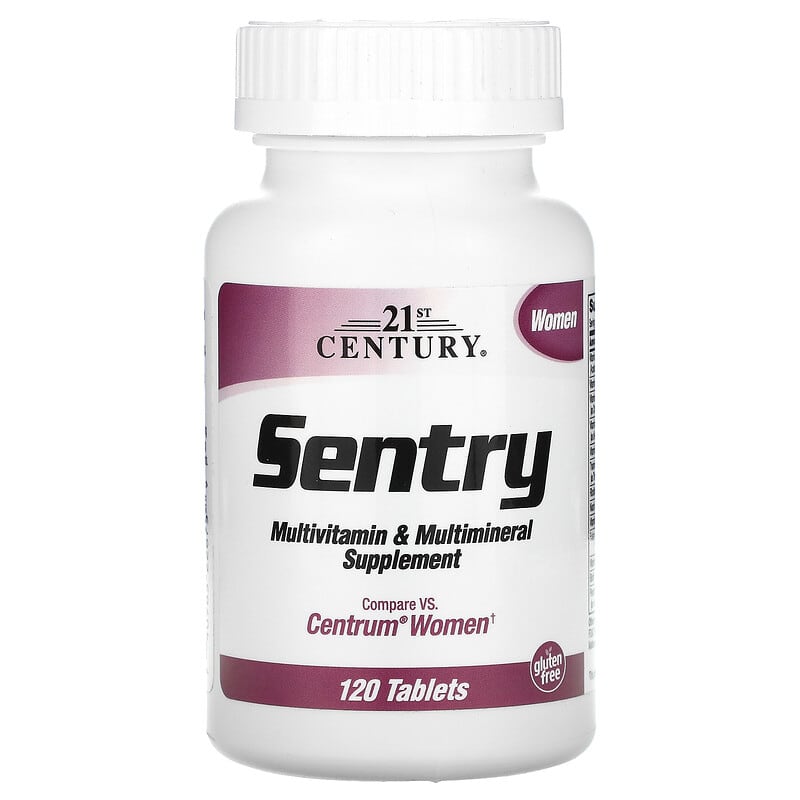 21st Century Sentry Women Multivitamin & Multimineral Supplement 120 Tablets 740985226759