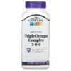 21st Century Triple Omega Complex 3-6-9 90 Enteric Coated Softgels 740985228746