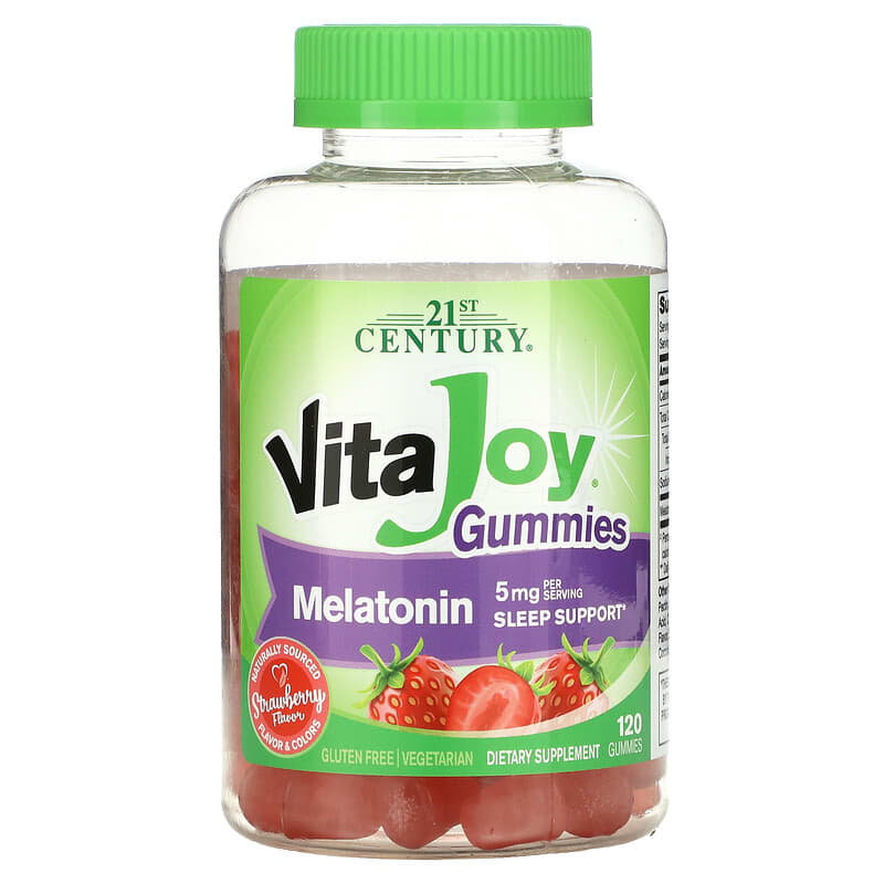 21st Century VitaJoy Melatonin Gummies 2.5 mg 120 Gummies 740985277706