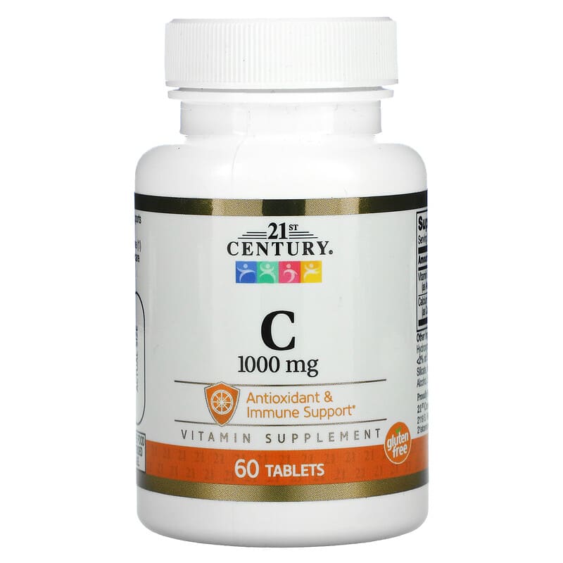 21st Century Vitamin C 1,000 mg 60 Tablets 740985280133