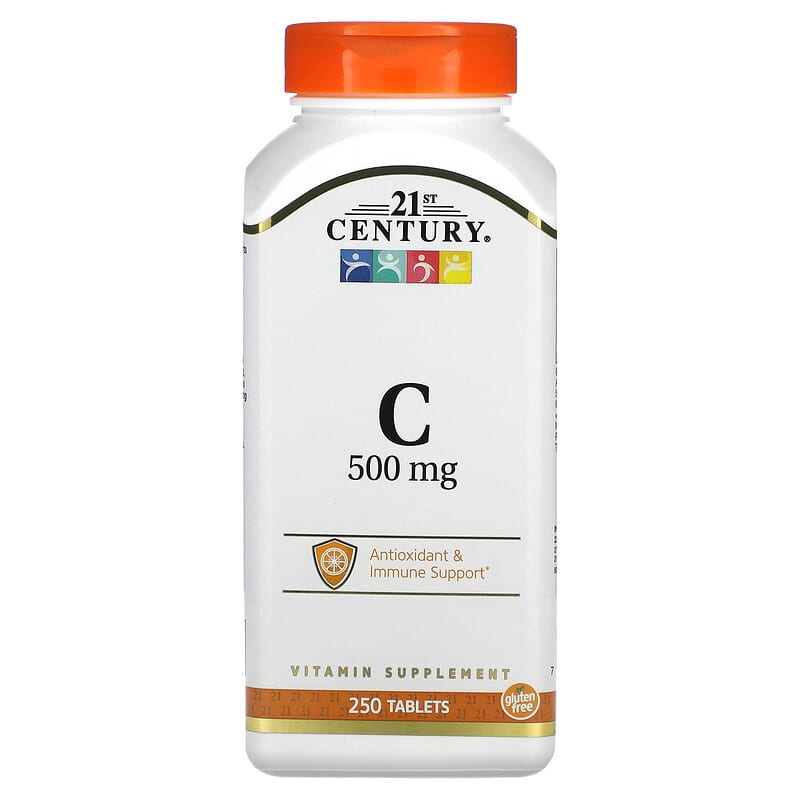 21st Century Vitamin C 500 mg 250 Tablets 740985223383