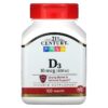 21st Century Vitamin D3 10 mcg (400 IU) 100 Tablets 740985226612