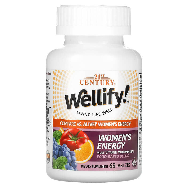 21st Century Wellify! Women's Energy Multivitamin Multimineral 65 Tablets 740985224434