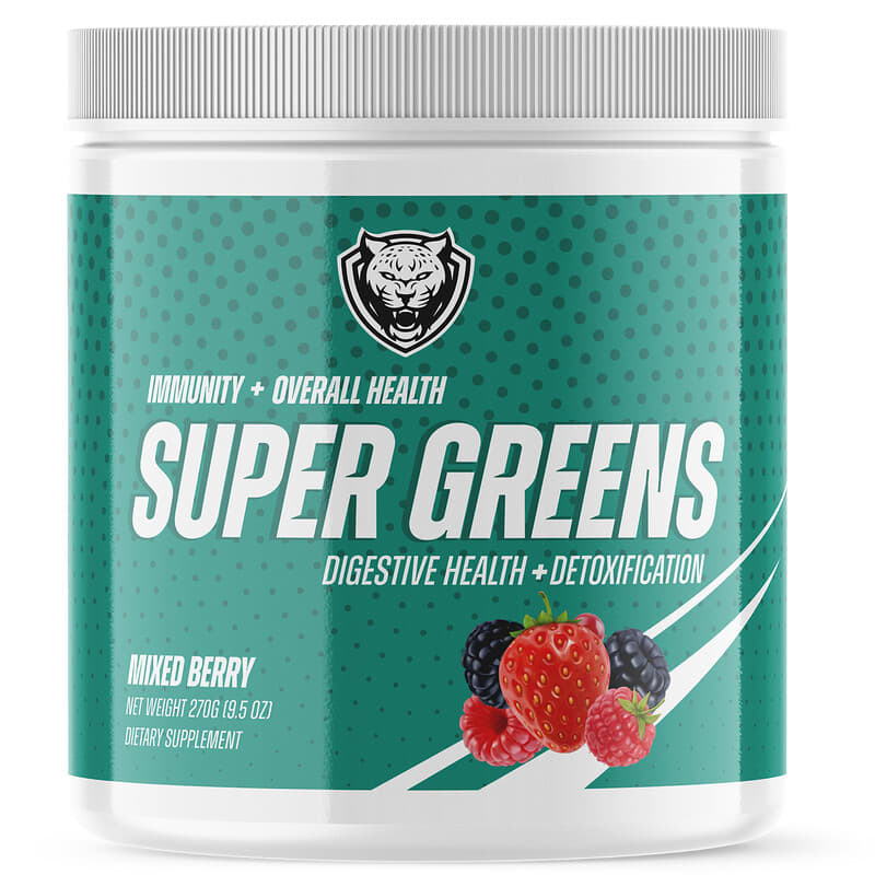 6AM Run Super Greens Mixed Berry 9.5 oz (270 g) 723503038300