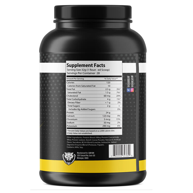 6AM Run, Track Fuel, Whey Protein, Chocolate Ice Cream, 2 lb (907 g) 745558343659