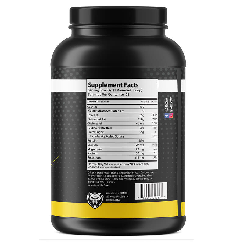 6AM Run, Track Fuel, Whey Protein, Vanilla Ice Cream, 2 lb (907 g) 745558343666