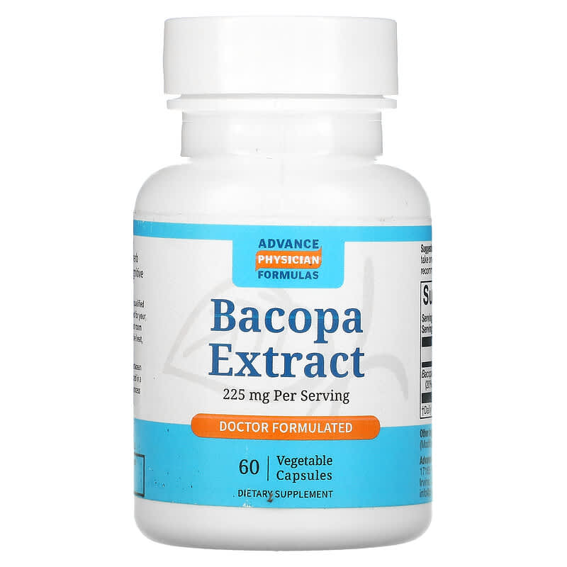 Advance Physician Formulas Inc. Bacopa Extract 225 mg 60 Vegetable Capsules 896996000045