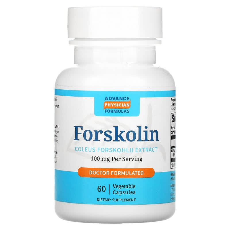 Advance Physician Formulas Inc. Forskolin Coleus Forskohlii Extract 100 mg 60 Vegetable Capsules 896996000250