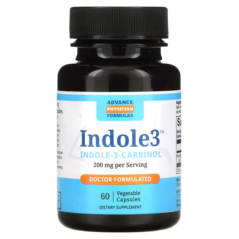 Advance Physician Formulas Inc. Indole-3-Carbinol 200 mg 60 Vegetable Capsules 896996000281
