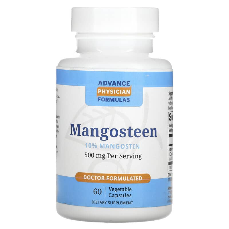 Advance Physician Formulas Inc. Mangosteen 500 mg 60 Vegetable Capsules 896996000366