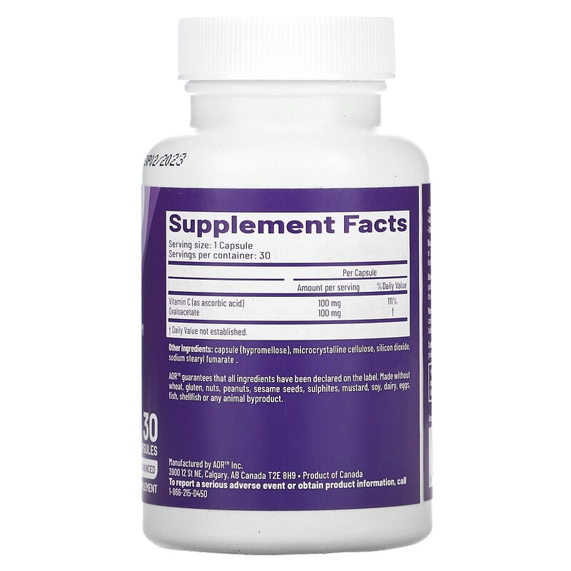 Advanced Orthomolecular Research AOR, BenaGene, 30 Capsules 624917081381