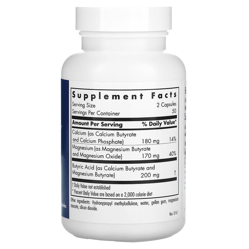 Allergy Research Group, ButyrEn, 100 Delayed-Release Vegetarian Capsules 713947702202