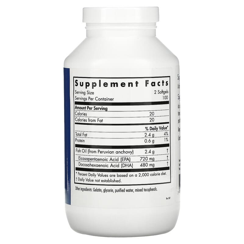 Allergy Research Group, Super EPA, Fish Oil Concentrate, 200 Softgels 713947738706