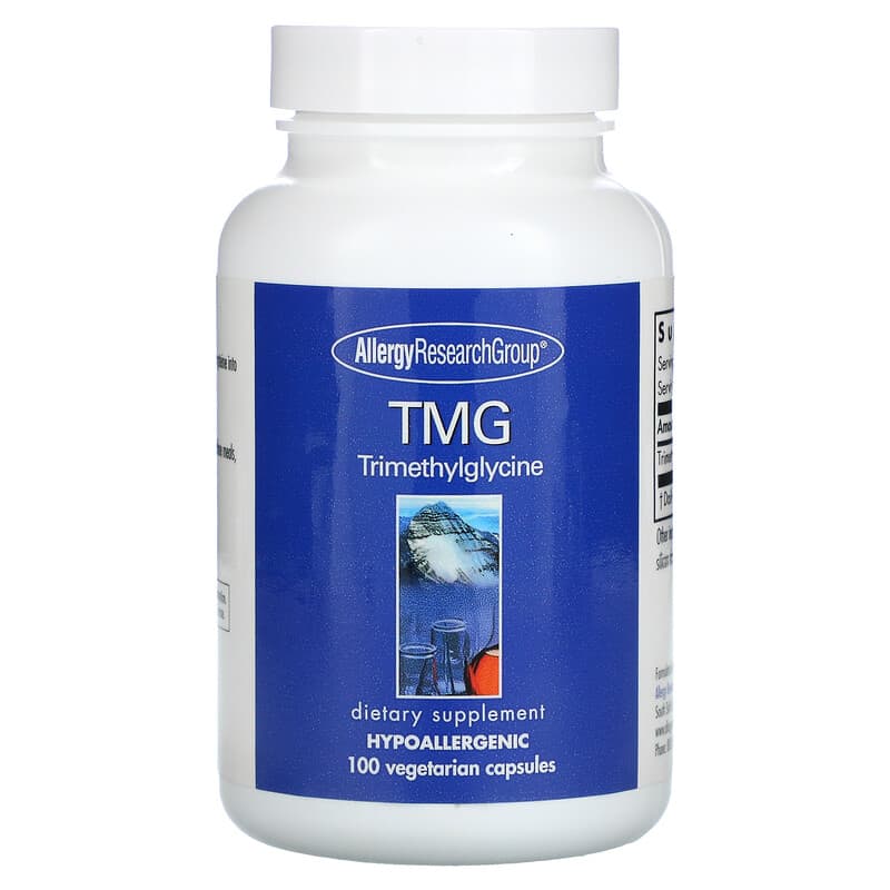 Allergy Research Group TMG Trimethylglycine 100 Vegetarian Capsules 713947732308