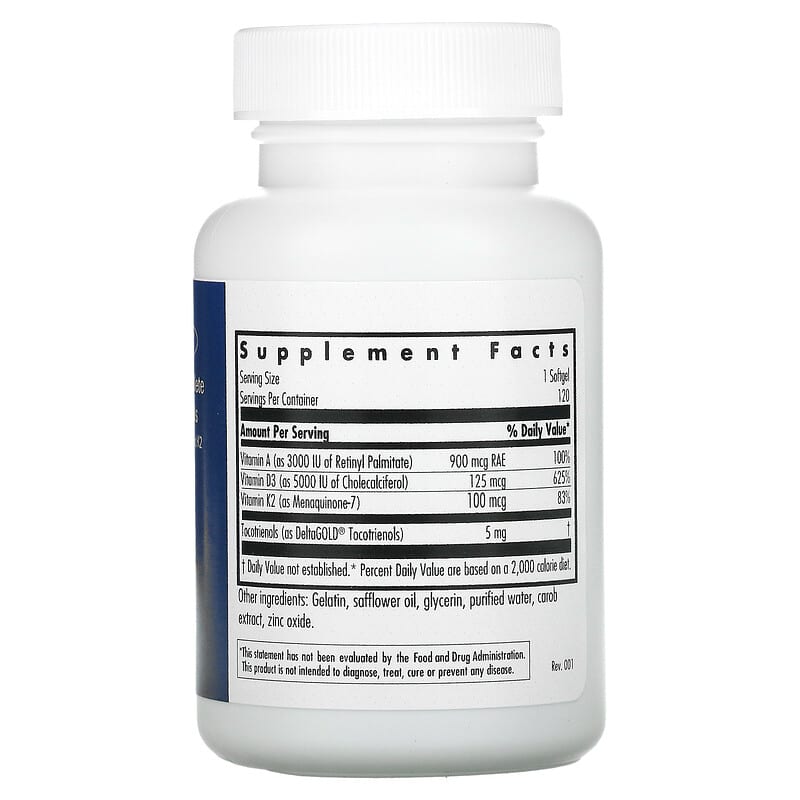 Allergy Research Group, Vitamin D3 Complete, 5,000 IU, 120 Softgels 713947776609