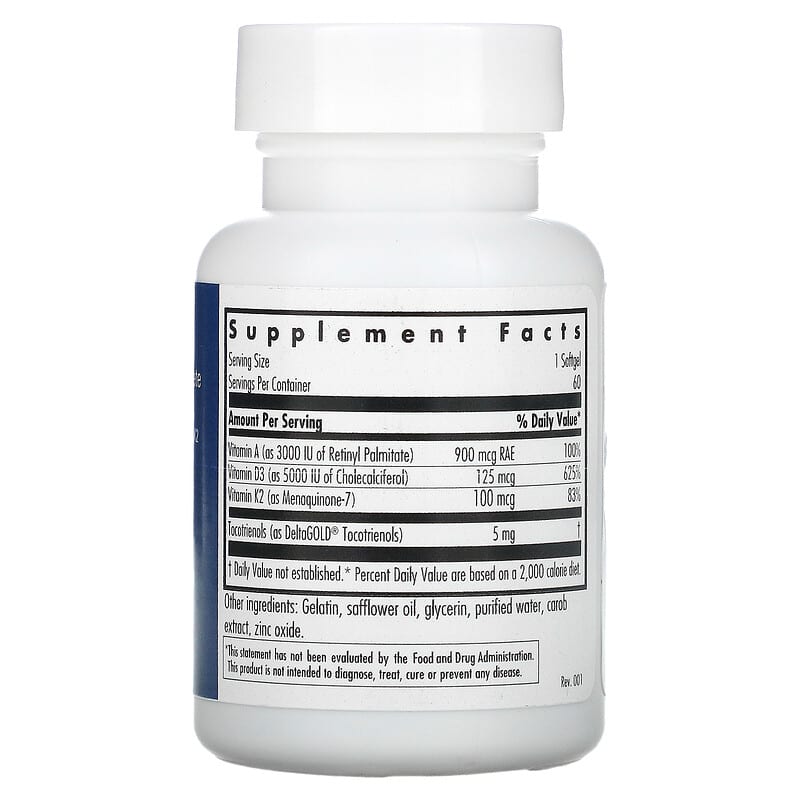 Allergy Research Group, Vitamin D3 Complete, 5,000 IU, 60 Softgels 713947772618