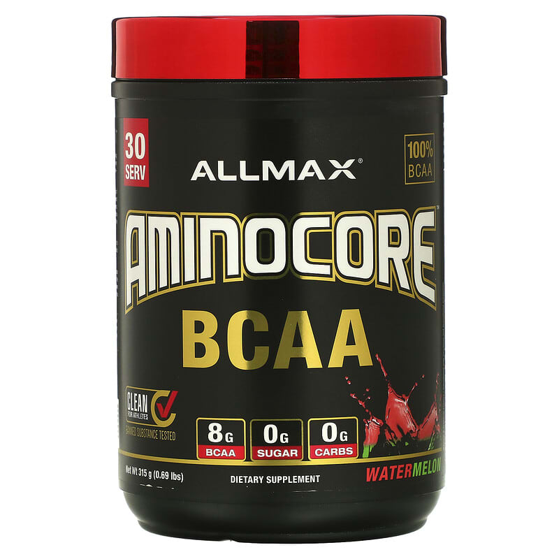 ALLMAX AMINOCORE BCAA Watermelon 0.69 lbs (315 g) 665553228662