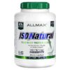 ALLMAX IsoNatural Pure Whey Protein Isolate Unflavored 5 lbs (2.27 kg) 665553121956