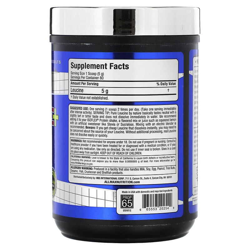 ALLMAX, Leucine+, 14.11 oz (400 g) 665553202549