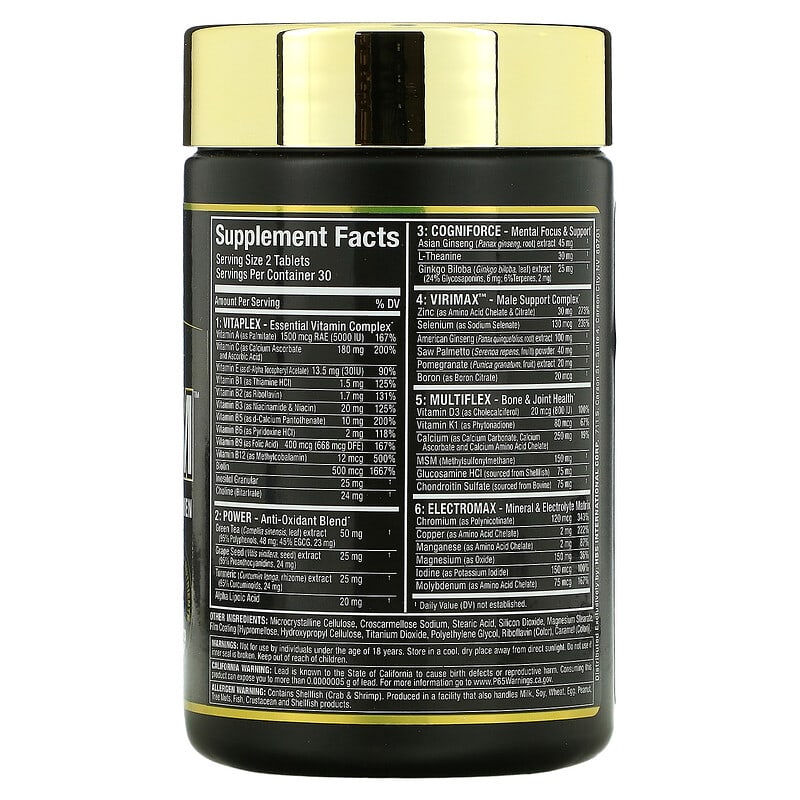 ALLMAX, Vitaform, Premium Multi-Vitamin For Men, 60 Tablets 665553202143