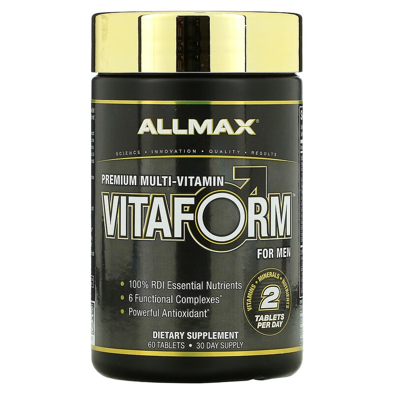 ALLMAX Vitaform Premium Multi-Vitamin For Men 60 Tablets 665553202143
