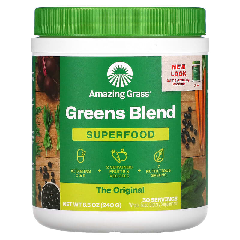 Amazing Grass Greens Blend Superfood The Original 8.5 oz (240 g) 829835931002