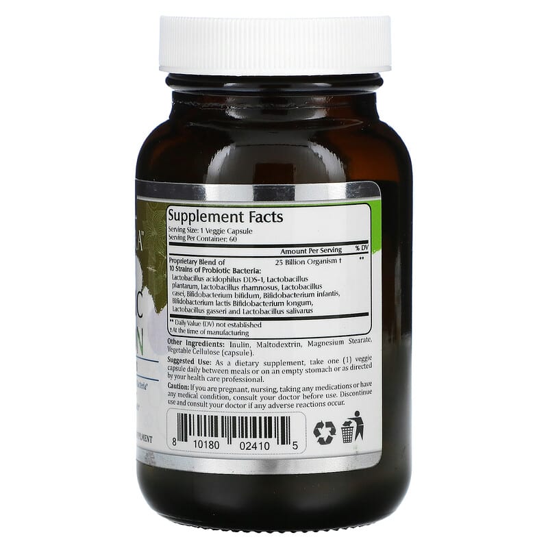 Amazing Nutrition, Amazing Flora, Probiotic, 25 Billion CFU, 60 Veggie Capsules 810180024105