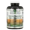 Amazing Nutrition Calcium Magnesium Zinc + Vitamin D3 300 Tablets 810180029315