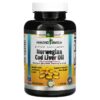 Amazing Nutrition Norwegian Cod Liver Oil Lemon 1,250 mg 120 Softgels 810180029377