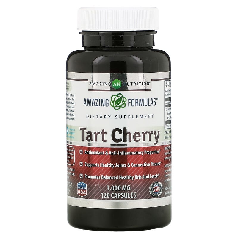 Amazing Nutrition Tart Cherry 1,000 mg 120 Capsules 810180026642