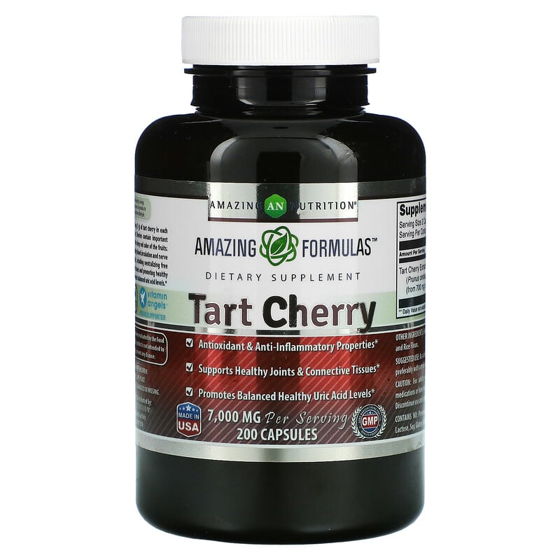 Amazing Nutrition Tart Cherry 3,500 mg 200 Capsules 819209027431