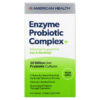 American Health Enzyme Probiotic Complex+ 20 Billion CFU 60 Capsules 76630300858