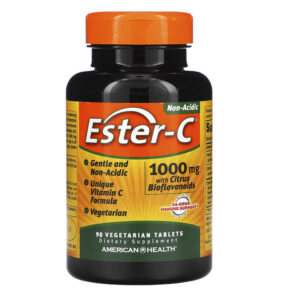 American Health Ester-C 1,000 mg 90 Vegetarian Tablets 76630169813