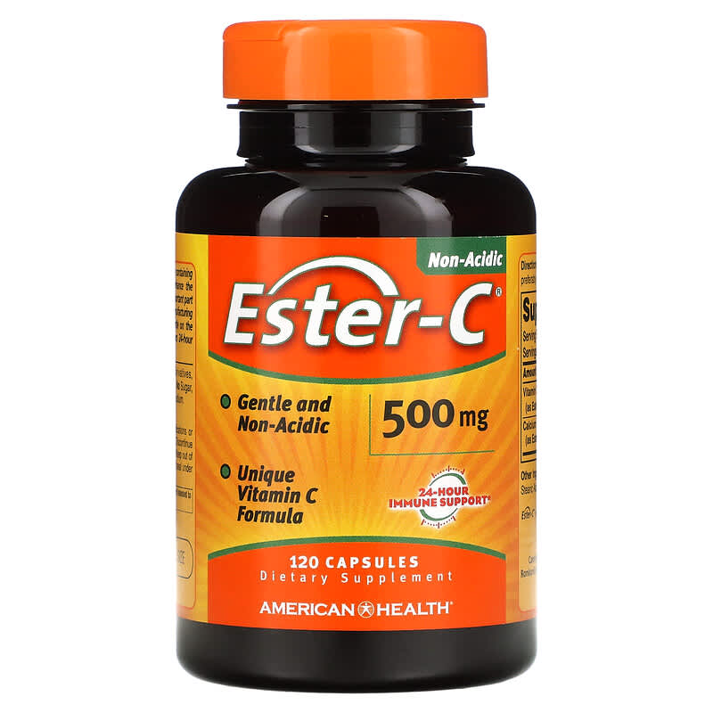 American Health Ester-C 500 mg 120 Capsules 76630169868