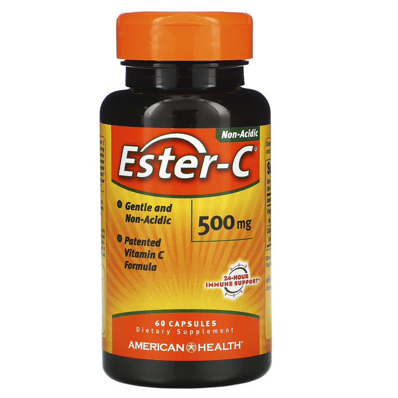American Health Ester-C 500 mg 60 Capsules 76630169851