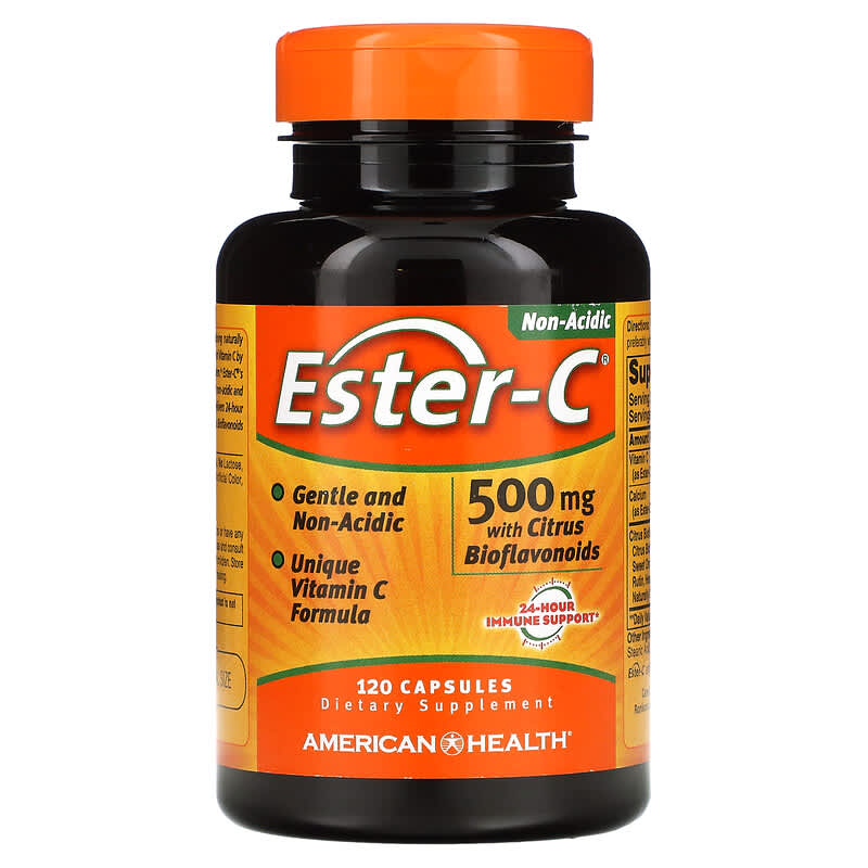 American Health Ester-C with Citrus Bioflavonoids 250 mg 120 Capsules 76630169615